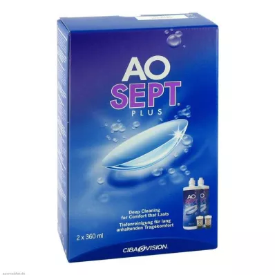 AOSEPT mais solução, 2X360 ml AOSEPT mais solução, 2X360 ml
