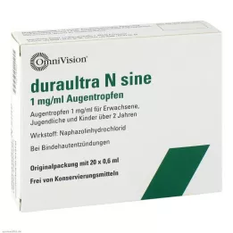DURAULTRA Colírio N sine, 20X0,6 ml
