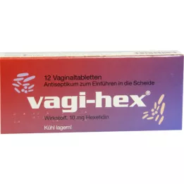 VAGI HEX Comprimidos vaginais, 12 unidades