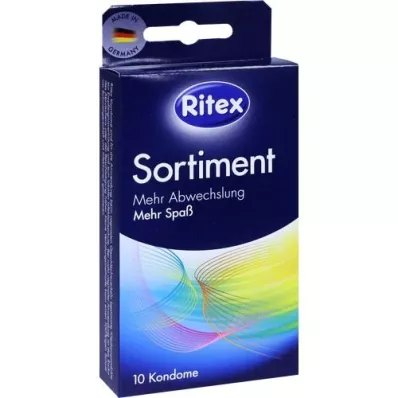 RITEX Variedade de preservativos, 10 unidades