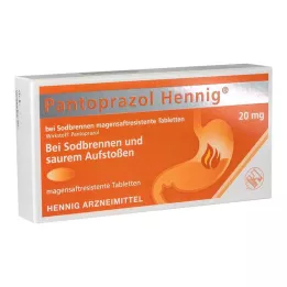 PANTOPRAZOL Hennig b. Hedbrennen 20 mg msr.Tabl., 7 St