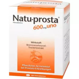 NATUPROSTA Comprimidos revestidos por película de 600 mg uno, 100 unidades