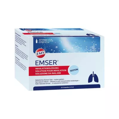 EMSER Solução para inalação, 20 unidades EMSER Solução para inalação, 20 unidades