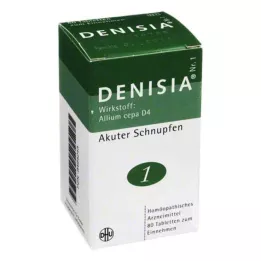 DENISIA 1 comprimido para resfriado, 80 unidades