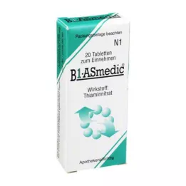 Comprimidos B1 ASMEDIC , 20 unidades
