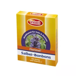 FLORIMEL Bombons de Sálvia com Vitamina C, 50 g