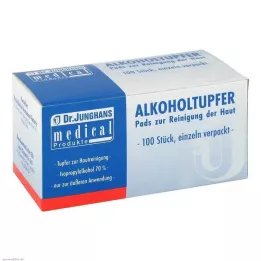 ALKOHOLTUPFER 3x6 cm estéril, 100 unidades