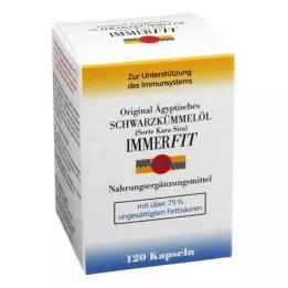 SCHWARZKÜMMELÖL Cápsulas Immerfit, 120 unidades