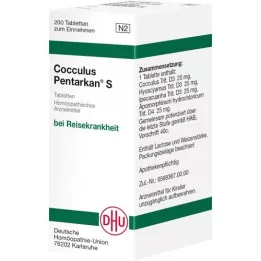 COCCULUS PENTARKAN Comprimidos S, 200 unidades