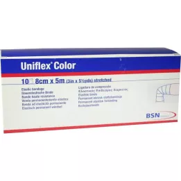 UNIFLEX Bandagens universais 8 cmx5 m azul, 10 unidades
