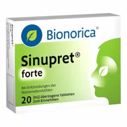 SINUPRET comprimidos revestidos fortes, 20 unidades