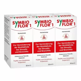 SYMBIOFLOR 1 suspensão, 3X50 ml