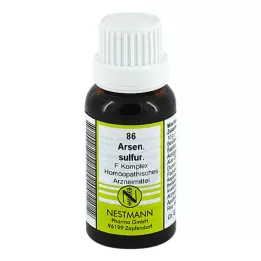 ARSENICUM SULFURICUM Diluição do Complexo F No.86, 20 ml