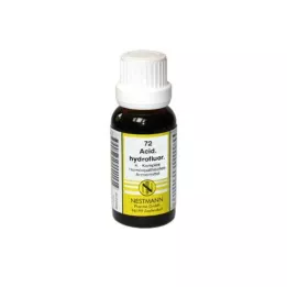 ACIDUM HYDROFLUORICUM Diluição do Complexo K No.72, 20 ml