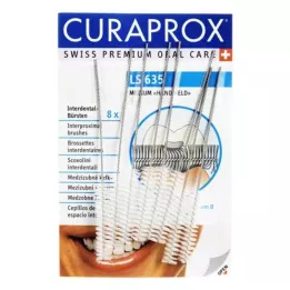 CURAPROX LS 635 Escova interdental média, 8 unidades