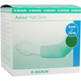 ASKINA Bandagem adesiva cor 8 cmx20 m verde, 1 peça