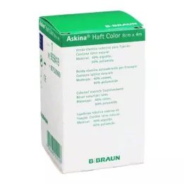 ASKINA Bandagem adesiva Cor 8 cmx4 m azul, 1 pc