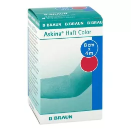 ASKINA Bandagem adesiva cor 8 cmx4 m rosa, 1 peça