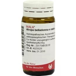 ATROPA beladona e Radix D 3 glóbulos, 20 g
