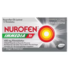 NUROFEN Immedia 400 mg comprimidos revestidos por película, 12 unidades