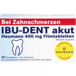 IBU-DENT comprimidos revestidos por película agudos de Heumann 400 mg, 20 unidades