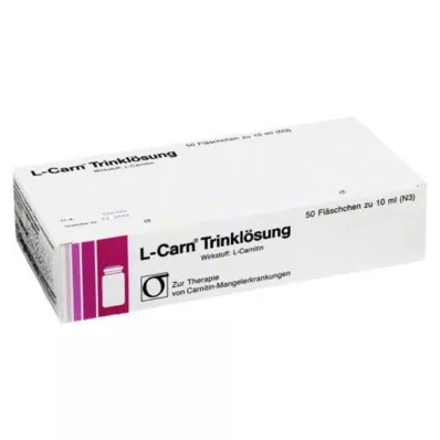 L-CARN Solução para beber, 50X10 ml L-CARN Solução para beber, 50X10 ml