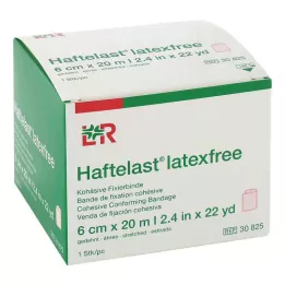 HAFTELAST Bandagem de fixação, coesiva, sem látex, 6 cm x 20 m, creme, 1 peça