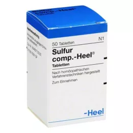 SULFUR COMP.Comprimidos para calcanhar, 50 unidades