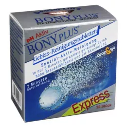 BONYPLUS Pastilhas efervescentes de limpeza, 32 unidades