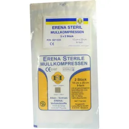 Compressa de gaze estéril Erena 10x20, 5x2 peças