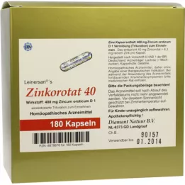 ZINKOROTAT 40 cápsulas Leinersan, 180 peças