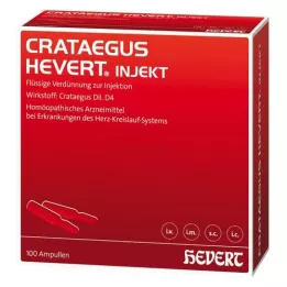 CRATAEGUS HEVERT ampolas de injeção, 100 unidades