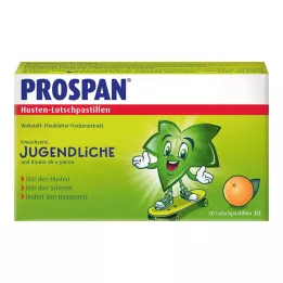 PROSPAN Pastilhas para tosse, 20 unidades