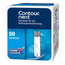 CONTOUR Tiras de teste de sensores Next, 50 unidades