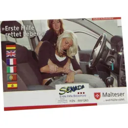 Folheto de primeiros socorros Senada, 1 un