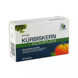 KÜRBISKERN KOMPLEX cápsulas, 80 unidades