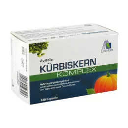 KÜRBISKERN KOMPLEX cápsulas, 140 unidades