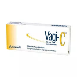 VAGI C comprimidos vaginais, 6 horas
