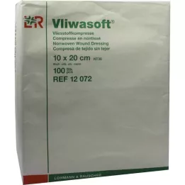 VLIWASOFT Compressas não tecidas 10x20 cm não estéreis 6l., 100 unidades