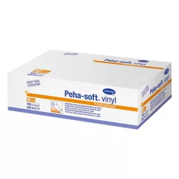 PEHA-SOFT Luvas Unt.Vinil sem pó M, 100 un