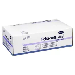PEHA-SOFT Luvas Unt.Vinil sem pó L, 100 unid