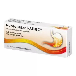 PANTOPRAZOL ADGC Comprimidos gastrorresistentes de 20 mg, 14 unidades