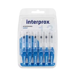 INTERPROX escova interdental cônica azul Blis, 6 peças
