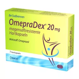 OMEPRADEX Cápsulas duras gastrorresistentes de 20 mg, 7 unidades