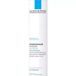 ROCHE-POSAY Hydraphase Intense UV Rico em creme, 50 ml