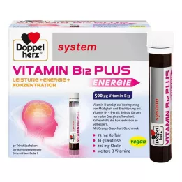 DOPPELHERZ Sistema de vitamina B12 Plus ampolas para beber, 30X25 ml