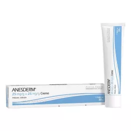 ANESDERM 25 mg/g + 25 mg/g creme, 30 g