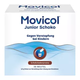 MOVICOL Schoko Júnior Plv.z.Her.e.Lsg.z.Einlass, 30X6,9 g