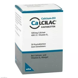 CALCILAC Comprimidos mastigáveis, 50 unidades