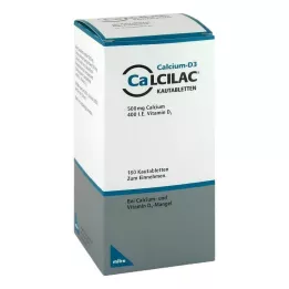 CALCILAC Comprimidos mastigáveis, 180 unidades